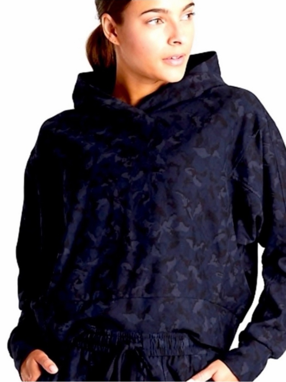 Women’s Athelta Dark Navy Camouflage Hoodie